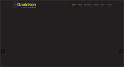 Desktop Screenshot of davidsonconstructions.com